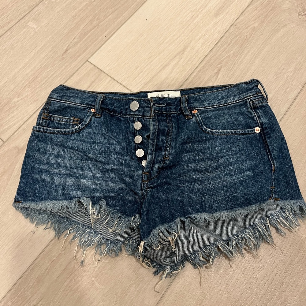 Free People Denim Shorts